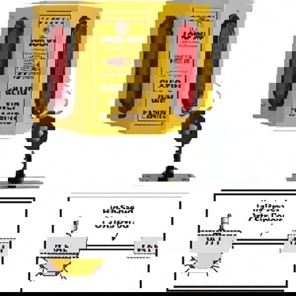 Auxiliary Lights; Light Type: Forklift Warning Light ; Amperage Rating: 1.00 ; Color: Yellow/Red ; Material: Aluminum; Aluminum ; Voltage: 110 VAC to 24VDC